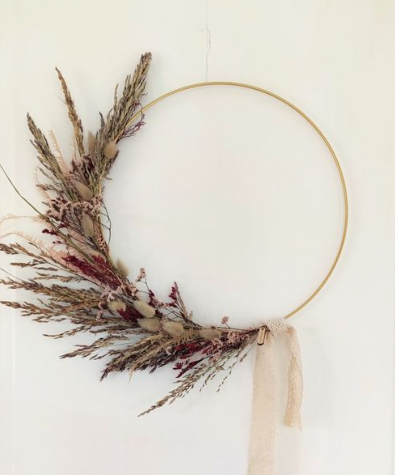 Workshop - Make your own dried flowers wreath 10/05/2023