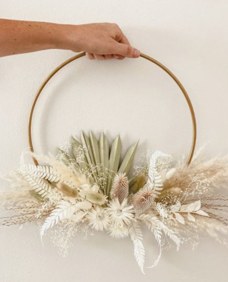 Workshop - Make your own dried flowers wreath 10/05/2023