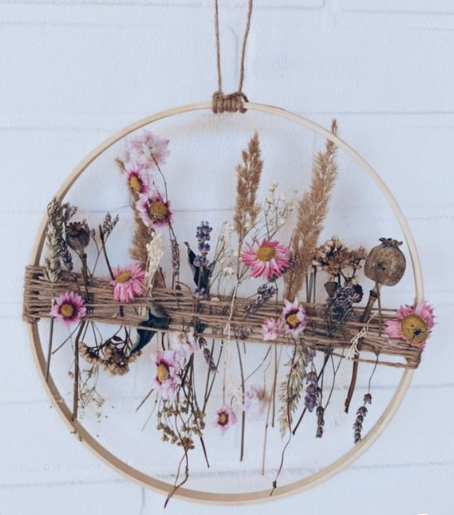 Workshop - Make your own dried flowers wreath 10/05/2023