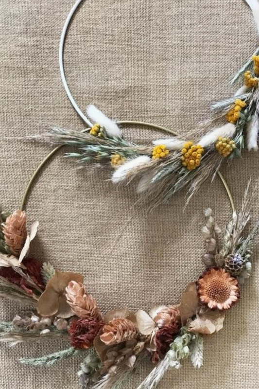 Workshop - Make your own dried flowers wreath 10/05/2023